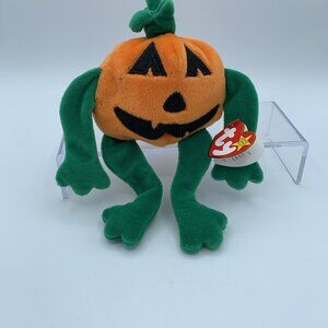 Beanie Babies TY Pumkin Pumpkin Halloween Plush Jack-o’-lantern 1998